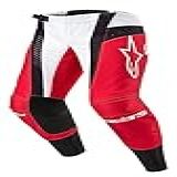 Alpinestars Calça Masculina Techstar Rantera Pneuma Ocuri Motocross Vermelho Branco Preto 32