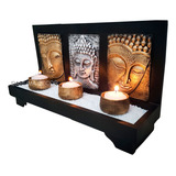 Altar Jardim Zen Face Buda Hindu Castical Porta Vela Nirvana