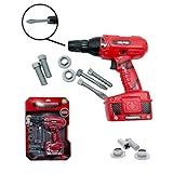 Altimar Kit Ferramentas Infantil Parafusadeira Brinquedo A Pilha 4 Indoor Unissex Com 2 Pilhas AA 2 Porcas 2 Parafusos 3 Chaves