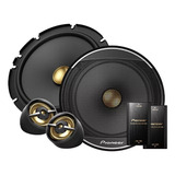 Alto Falante 6 Pol Kit 2 Vias Pioneer Ts a1608c 80wrms