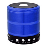 Alto falante Altomex Caixa De Som Mini Speaker Ws 887 Com Bluetooth Azul