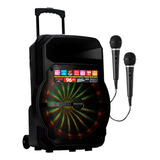 Alto Falante Amplificada Xc715t Polyvox Bluetooth 700w 2 Mic