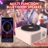 Alto falante Bluetooth Retro 5 0 Toca discos De Vinil Stron