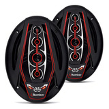 Alto Falante Bomber 6x9 Bicho Papão 350w Rms 6x9 Bomber Leds