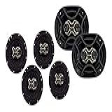 Alto Falante Bravox Kit Com 2 Pares B3x60x 1 Par 6x9 B4x69