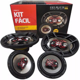 Alto Falante Bravox Kit Fácil X 6 B3x60x 6x9 B4x69x 240w