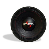 Alto Falante Cone Seco 10 Pol Woofer Sturdy 300w Rms Cor Preto Impedância 4 Ohms