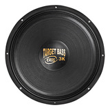 Alto falante E18 Target Bass 3k Black 1500w Rms 4 Ohms