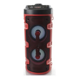 Alto falante Grasep D s14 Portátil Com Bluetooth Vermelho