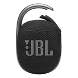 Alto falante Jbl Clip 4 Portátil Bluetooth Waterproof Preto