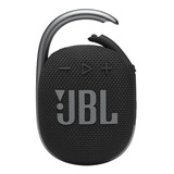 Alto falante Jbl Clip 4 Portátil Com Bluetooth Waterproof Black