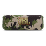 Alto falante Jbl Flip 6 Jblflip6 Portátil Com Bluetooth Waterproof Squad