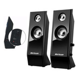 Alto falante Multilaser Sp091 Black Piano 110v 220v