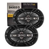 Alto Falante Quadriaxial 6x9 Bravox B4x69d 300w Rms