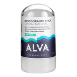 Alva Desodorante Natural Stick Cristal 100  Original 60g