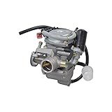 AlveyTech Carburador De 150 Cc Para O Quadriciclo Baja 150 BA150 Dune 150 Go Kart DN150 E Kymco People 150 Coletor De Admissão Interno De 24 Mm De Desempenho Peças De Motor De