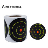 Alvo Adesivo Reativo Tiro Esportivo Lumishot Rolo 200