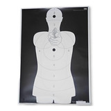Alvo Oficial Policia Federal Kit C 10 Silhueta Stg