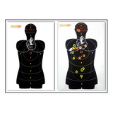 Alvo Para Tiro Fluorescente Polícia Federal Kit 10 Alvos 