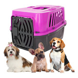 Alvorada Caixa De Transporte N4 Pet Gato Caes 15kg Cor Rosa