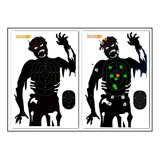 Alvos Lumishot Reativos Fluorescentes Zumbi Kit 10 Alvos 