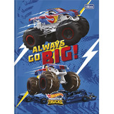 always-always Caderno Brochurao Cd Hot Wheels Monster Trucks 80fls Tilibra