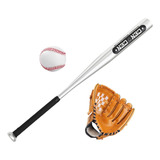 Am Conjunto De Taco De Beisebol Com Luva E Bola De