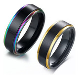 Am1 Anel De Carboneto De Tungstênio Bicolor U 5 X Para