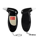 Amacam Bafômetro De álcool Testador Portátil De Hálito AT-100 Display Digital Preciso Design De Bolso Leve E Prático Um Item Essencial Se Você Dirigir No Dia Seguinte Após Uma Noite Fora Bebendo