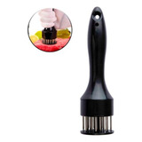 Amaciador De Carne Furador Batedor Manual Em Inox Churrasco