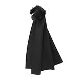 Amagogo Roupas De Bonecos De Ação Em Escala 1-12- Acessórios De Fantasia De Boneca- Capa De Tecido Unissex- Vestido Antigo Para Bonecos Masculinos E Femininos- Preto