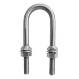 Amarrador U 3 8 Gancho Popa 120 Mm Aço Inox P Barco Lancha