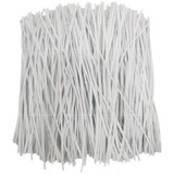 Amarrilho Lacre Fecho Arame 14cm 100 Und Branco