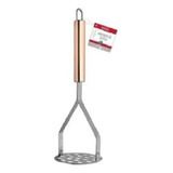 Amassador Batatas Legumes Feijão Aço Inox Cabo Reforçado