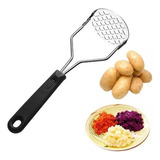 Amassador Batatas Legumes Feijão Aço Inox E Cabo Reforçado