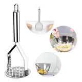 Amassador De Batata Espremedor Legumes Purê Inox Reforçado