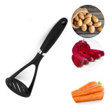 Amassador De Legumes Manual 25cm Nylon Preto
