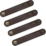 Amavoler Cabos De Embreagem Do Acelerador De Tubulação De Couro Alça De Fixação De Cabo De Mangueira De óleo Atadura Adequada Para Harley Honda Yamaha Suzuki Kawasaki Bicicleta Personalizada Etc 