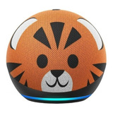 Amazon Echo Dot 4th Gen Kids Com Assistente Virtual Alexa Tiger 110v 240v