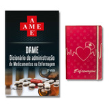 Ame Dicionario De Administração De Medicamentos Na Enfermagem caderneta De Anotações Enfermagem De Bolso