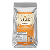 Amendoa Crua Sem Casca Ao Natural Premium Velez 200g