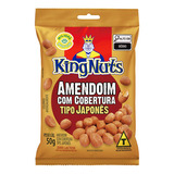 Amendoim Tipo Japonês Kingnuts 50g Caixa Com 25 Und