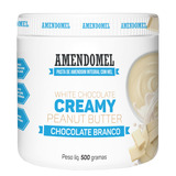 Amendomel Pasta De Amendoim Integral Chocolate Branco 500g