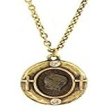 American Coin Treasures Pingente De Moeda De ácaro Da Viúva Em Tom Dourado Com Verso Medium Cobre Bronze Na