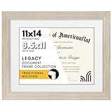 Americanflat Moldura De Diploma 28 X 35 Cm Em Madeira Flutuante Exibe Diplomas De 8 5 X 11 Com Tapete Ou 28 X 35 Cm Sem Tapete Vidro Resistente A Quebras E Ferragens Para Pendurar Incluídas