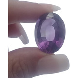 Ametista 40 125 Cts Oval Natural 25x19 Mm Pedra Preciosa A