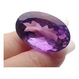 Ametista 51 385 Cts Oval Natural 28x18 Mm Pedra Preciosa A