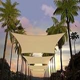 Amgo 12 X 20 Retângulo Bege Sun Shade Vela Toldo Upf50 Agtapr1220 95 De Bloqueio Uv Permeável À Água E Ao Ar Comercial E Residencial Fazemos Tamanho Personalizado 