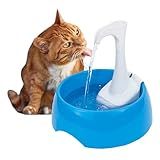 AMICUS - Fonte Bebedouro De água AQUA FIRST USB Para Gatos E Cães Bivolt- Bebedouro Para Animais De Estimação - Design Ergonômico- Portátil- Bivolt - 1-2L De Capacidade - Azul