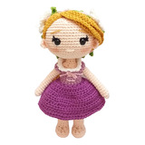 Amigurumi Boneca Princesa Rapunzel Em Crochê